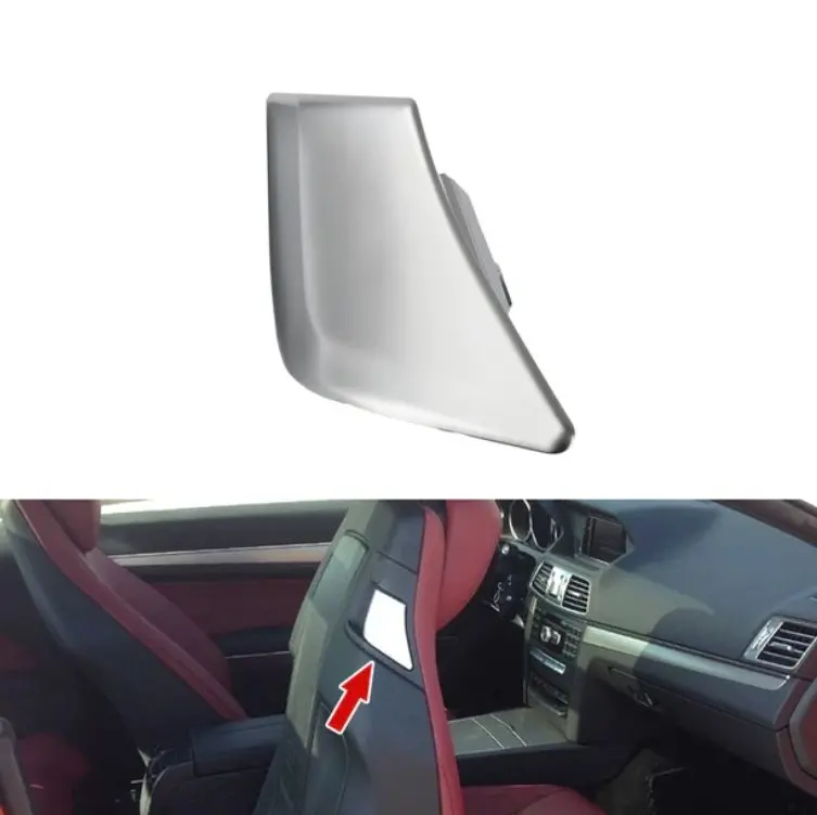 Puxador Rebatimento de Banco Direito Cromado Matte Mercedes-Benz Classe C E W204 W207 2007-2016
