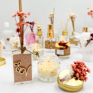 Vela + aromatizador brilho rose | LMB240