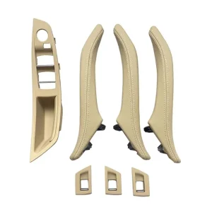 KIT Puxadores Bege BMW Serie 5 F10 F11 F18 2010-2017 S/ Esp. Rebatível