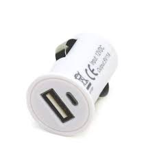 Carregador de telemóvel para carro Número de entradas/saídas: 1 USB, branco - Image 2