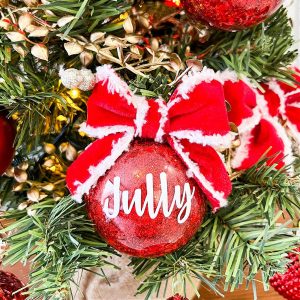 Bola de natal personalizada | BL004