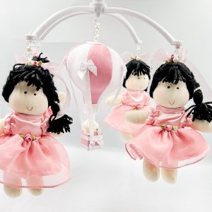 Móbile de berço boneca balão | MBL028